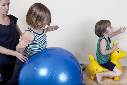 A child participating in physical therapy exercises, highlighting Horizon Physical Therapy’s commitment to improving the quality of life for children