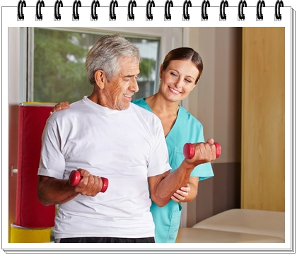Person engaging in physical therapy exercises to proactively manage their health in Flint, MI.