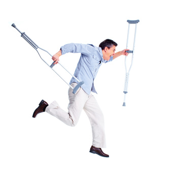 A patient using resistance bands for arm exercises, demonstrating rehabilitation techniques at Horizon Physical Therapy in Flint, Michigan